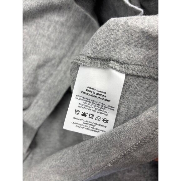 Nike Pullover Hoodie Women's Large Heather Gray Long Sleeve Sweatshirt Cotton - Picture 5 of 6